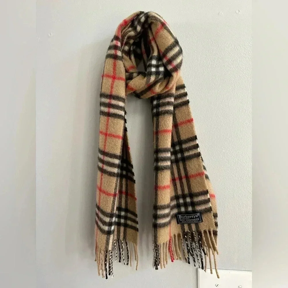 Vintage Burberry nova check scarf